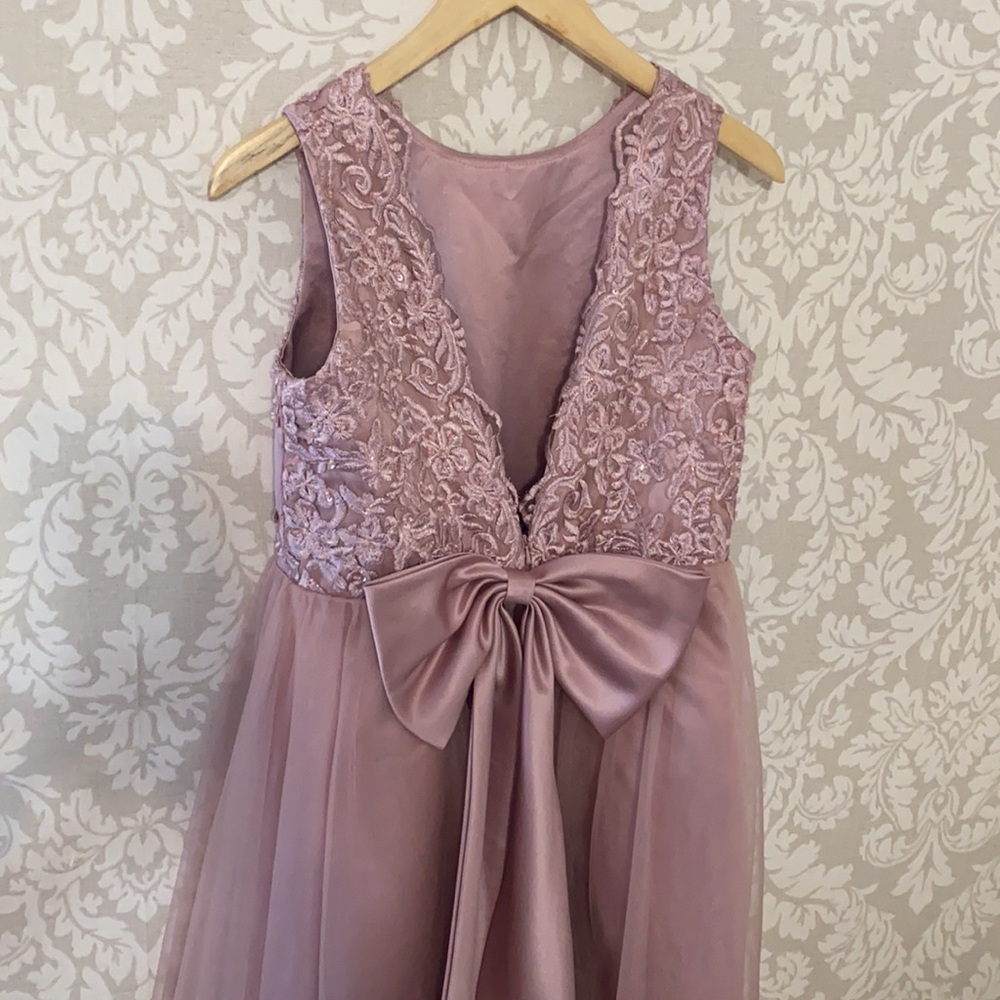 Dusty Rose Ballgown dress GIRL